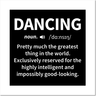 Dancing Funny Definition Posters and Art